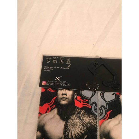 WWE Odd Sox The Rock Crew Mid Calf Socks - Picture 4 of 4